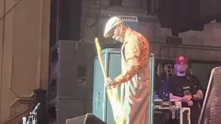 Buddy Guy plays guitar with a drumstick and a rag