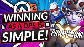 4 TIPS FOR WINNING as a DPS - You Can CARRY ANY GAME, Here's How - Overwatch 2 Ranked Guide