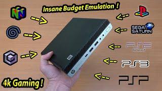 The Best 4k $89 Budget INSANE Emulation Solution! / HP EliteDesk AMD Ryzen