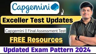 Capgemini Off Campus Exceller Test Mail | Capgemini exam pattern 2024 | Test Date: 19 Sep |Free Prep