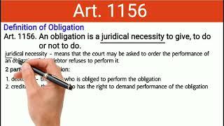 General Provisions - Obligations (Part 1)