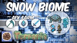 Terraria 1.3 AFK Underground Snow Biome Farm | Frostbrand | Frozen Turtle Shell | Frost Staff