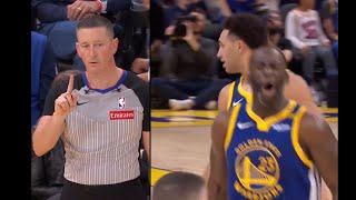 Crowd Boo's Ref After Draymond Gets Tech For Doing This... (Warriors)