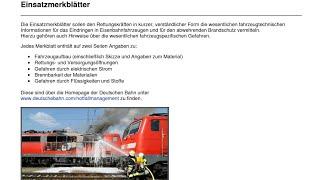 Schienenfahrzeuge / DB Notfallmanagement (06) wissen-bahnverkehr