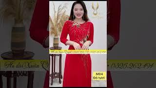 Livestream 3 Áo Dài Sui Gia Dự Tiệc Sang Trọng Quý Phái M04, M12, M13 | Áo Dài Xuân Quỳnh