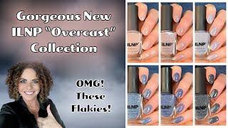 New Gorgeous Flakies from ILNP | ILNP "Overcast" Collection