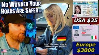 Comparing Driver's License Requirements/Education - USA vs Europe