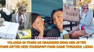 YOLANDA In Tears as Draggers drag her after fans gifted her| YoungPapi fans came through| LIEMA