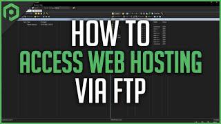 How to Access Web Hosting via FTP