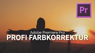 PROFESSIONELLE Farbkorrektur für HAMMER Videos! Film Look - Adobe Premiere Pro | Tutorial [FULL HD]