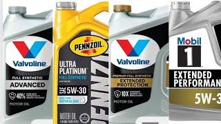 Pennzoil Ultra Platinum Vs Valvoline Extended Protection Vs Valvoline Advanced vs Mobil 1 EP