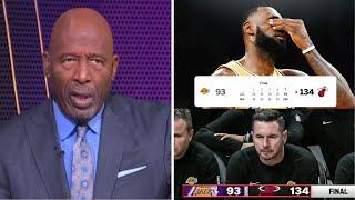 That JJ Redick guy is a fraud! - James Worthy heartbroken Lakers loss to Heat 134-93, LeBron 29 Pts