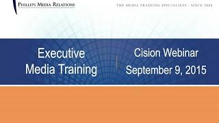 Media Training: How to Prep Execs for the Big Interview