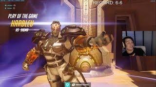 Overwatch Harbleu Showing His Sick Sigma Gameplay Skills -POTG-