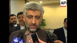 Iran''s top nuclear negotiator seeks opposition to possible sanctions