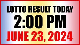 Lotto Result Today 2pm June 23, 2024 Swertres Ez2 Pcso