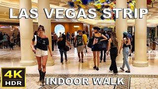 [4K HDR] Las Vegas Strip Indoor Walking Tour | Mandalay Bay to Mirage | June 2024