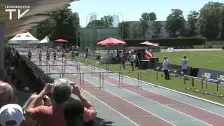 Mannheim Junior Gala 2019 110m hurdles Joshua Zeller