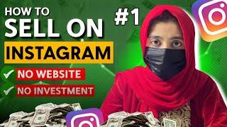 How To SELL ON Instagram Without Website