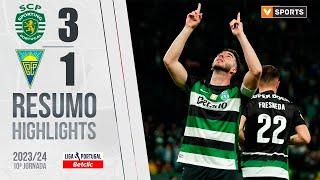 Sporting CP - Estoril Praia 3-1 RESUMO & Highlights | Liga Portugal 2025