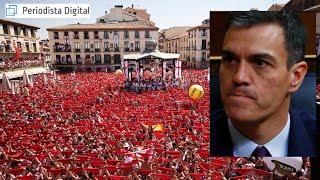 Las fiestas de Tudela, no aptas para el PSOE: "¡Que viva España!" y "¡Pedro Sánchez, hijo de p*t@!"