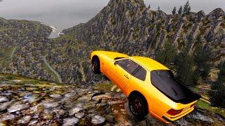 GTA 4 Real Car Cliff Jumps, Drops & Crashes #3