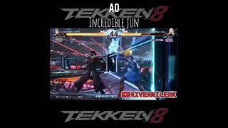 AO incredible Jun #tekken8 #rivernilehk