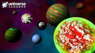 Beautiful Christmas Planets! Object Competition! Universe Sandbox