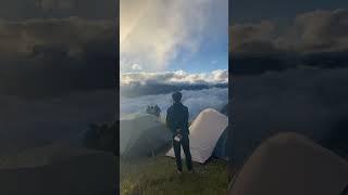 Cold Morning..Sea of Clouds.. #camping #hikevibes #hikingadventures #hikingday #hikinglife #nature