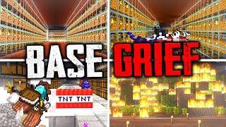 Griefing a SECRET base - Minecraft Anarchy