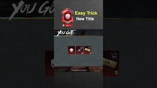 New Title  Easy Trick 