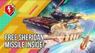 WoT Blitz. FREE Missile Sheridan Inside!