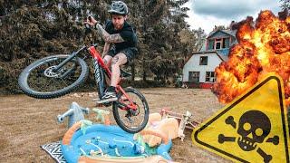 Fieser E-BIKE Hinderniskurs️GAME OF BIKE! E-MTB Challenge gegen Leo Kast&Nico Reuter! Fabio Schäfer