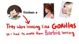 Using Kooleen perfect face guidelines on Ice Spice and Nicky Minaj cause they look ugly
