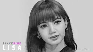 Drawing BLACK PINK "Lisa" | Pencil Drawing Time-Lapse