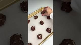 Chocolate Peppermint Cookies  #shortsvideo #shortsfeed #shortsviral #ytshorts #youtubeshorts