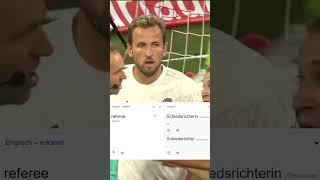 Harry Kane will sich beschweren, kann aber kein Wort deutsch ‍️     #shorts