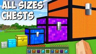 I found NEW CHEST of ALL SIZES in Minecraft! CHEST of DIAMOND vs GOLD vs WATER vs PORTAL vs LAVA!