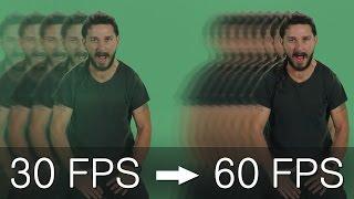 Как сделать 60 FPS из любого видео