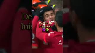 primer gol de Luis Díaz con el liverpool ️