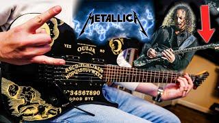 I Used KIRK HAMMETT'S GUITAR to Play His 5 BEST Metallica Solos