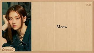 MEOVV MEOW Easy Lyrics