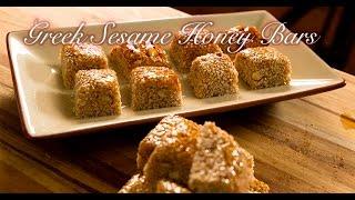 Pasteli: Greek Sesame Honey Bars