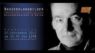 Wasserklangbilder: Alexander Lauterwasser im Interview  bei Kulturstudio Klartext No 56