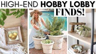 HOBBY LOBBY SHOP WITH ME AND HAUL || HOME DECORATING TIPS || DECOR IDEAS || DESIGNER DUPES