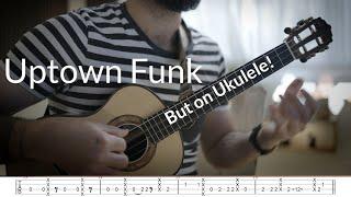 Uptown Funk - Mark Ronson FT Bruno Mars || Ukulele Fingerstyle || Concert Grade