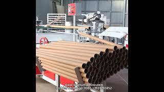 Full automatic spiral paper core making machine