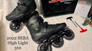 New 2022 Seba High Light 310 in-line skate an Actually Honest unsponsored review , Seba skates