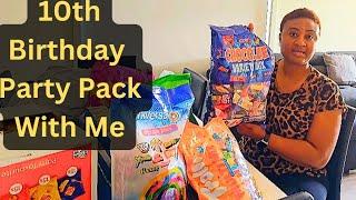 Birthday Party Bag| Party Pack With Me|Melvin @10 #birthday #lifeinaustralia