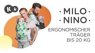 Ergonomische Babytrage MILO/NINO bis 20 kg von Kinderkraft